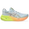 Asics Женские кроссовки Gel Nimbus 26 Paris Синий Холодный-Серый Безопасность-Желтый 1012B743-750