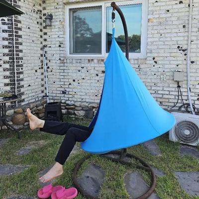Открытый внутренний дворик гамак качели бабочка подвесное кресло подвесной домашний аттракцион подвесная клетка ленивый гамак голубое небо тент