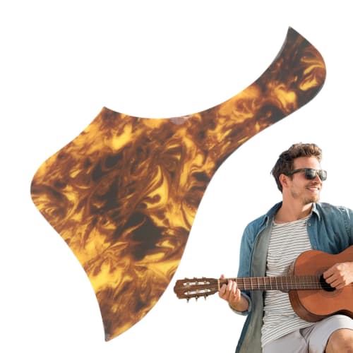 Guitar Pickguard Sticker, Adhesive Pickguard - Acoustic Guitar Pickguard Multi-Purpose Guitar Protective Guard Anti-Scratch Guard Plate | Wear-Resista