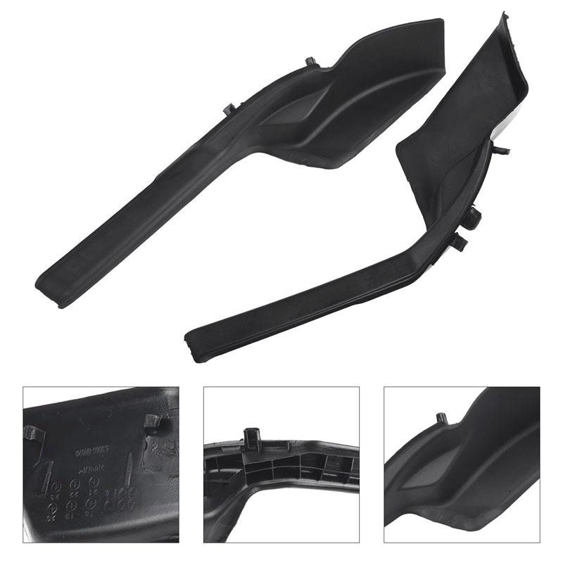 Боковая крышка переднего стеклоочистителя, подходит для Toyota RAV4 2019 2020 2021 2022, черная левая и правая удлинительная крышка, 1 пара