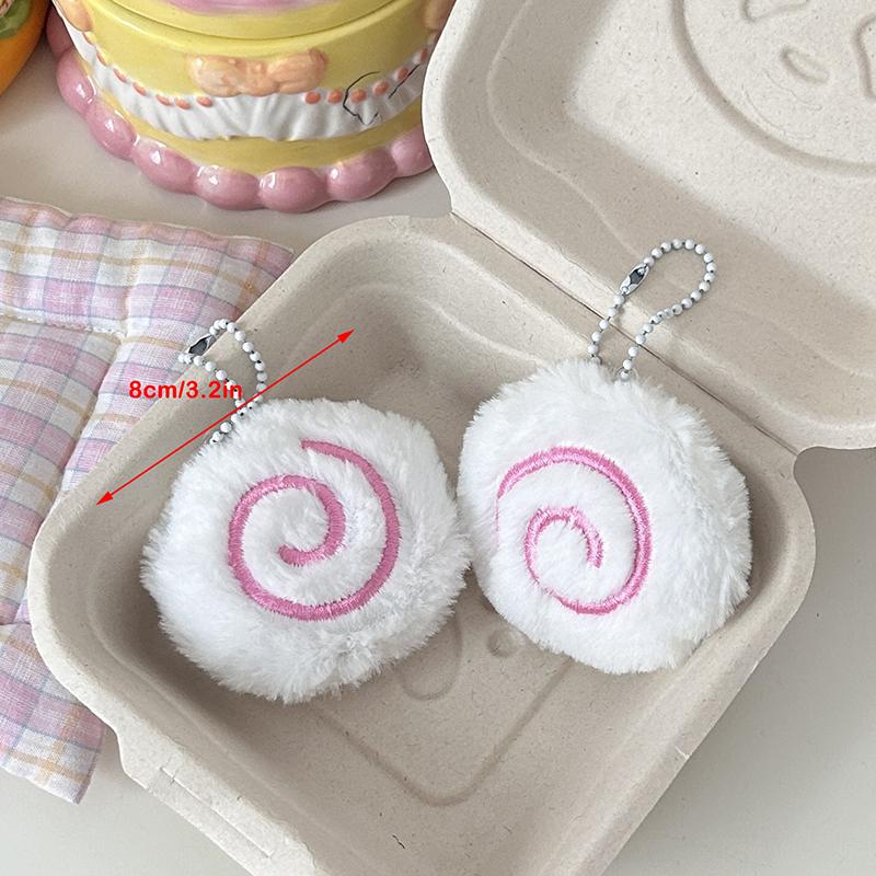 Милая плюшевая игрушка Рыба Тарелка Кукла Брелок Пушистая Мягкая Аниме Мягкая игрушка Подвеска для рюкзака Сумки Восхитительный Прекрасный Подарок