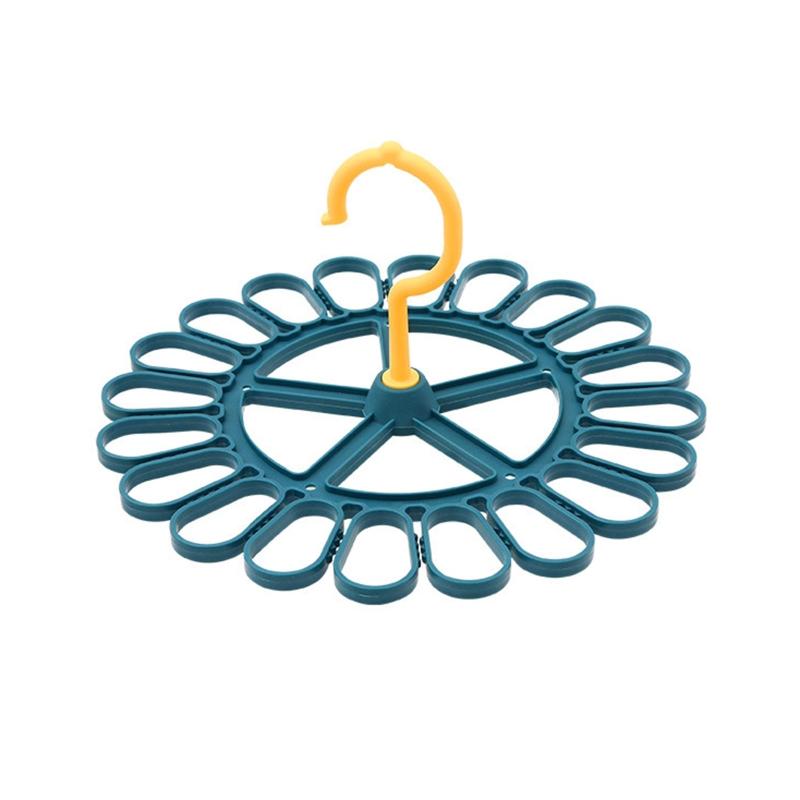 Круглая сушилка, вращающаяся вешалка для белья, стойка для хранения, 20 зажимов, вешалка для нижнего белья, носков, галстуков, детских нагрудников