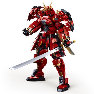 923 шт. Mecha Division Kafei Samurai Building Blocks DIY Modeling Building Blocks Puzzle Building Blocks Подходит для мальчиков