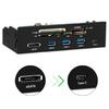 Многопортовый передняя панель ПК Внутренний USB3.0 eSATA Type-C TF SD-концентратор для чтения карт SD