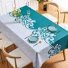 Waterproof and Oil Resistant PVC Table Cloth Ins Tea Rectangular Minimalist Floral Tablecloth