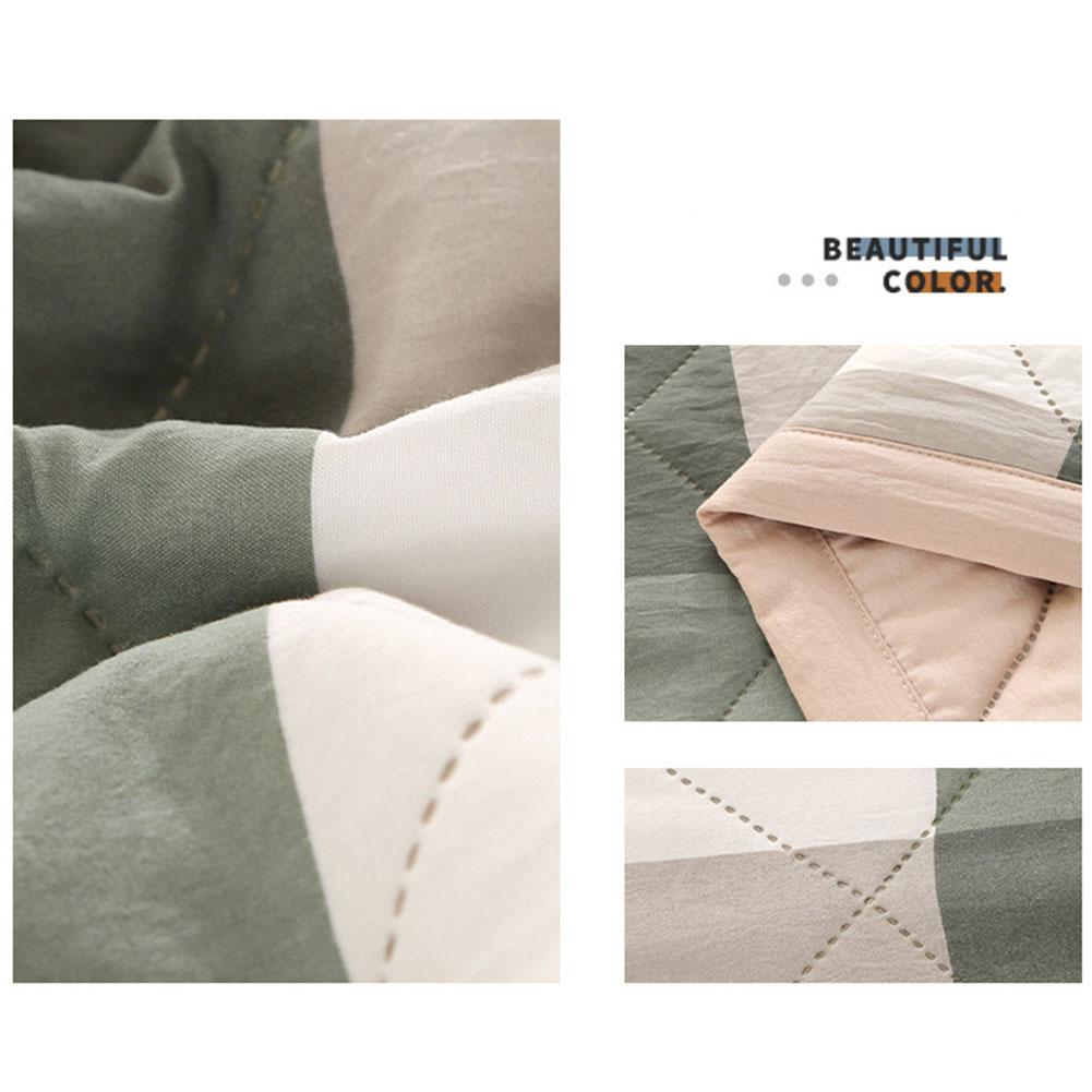 Одеяло из стиранного хлопка, тонкое одеяло-покрывало для односпальной, двуспальной, королевской и кинг-сайз кровати, клетчатое летнее