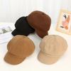 Octagonal Retro Berets Hat Duck Tongue Painter Cap Fashion Vintage Newsboy Cap  Girls