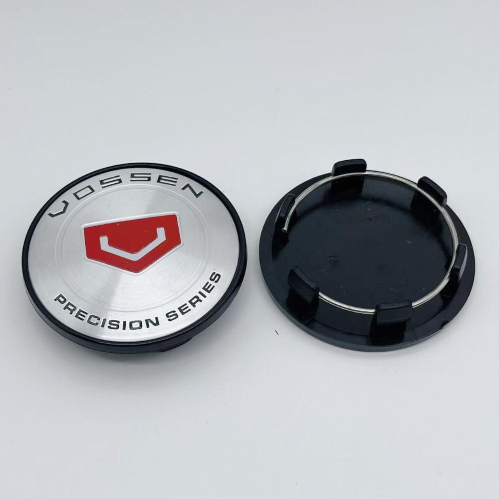 4pcs Vossen Logo Emblem Car Wheel Center Caps 69MM (56MM I.D) for Wheels Rim Hubcaps Hub Centre Cover Replace Car Accessories