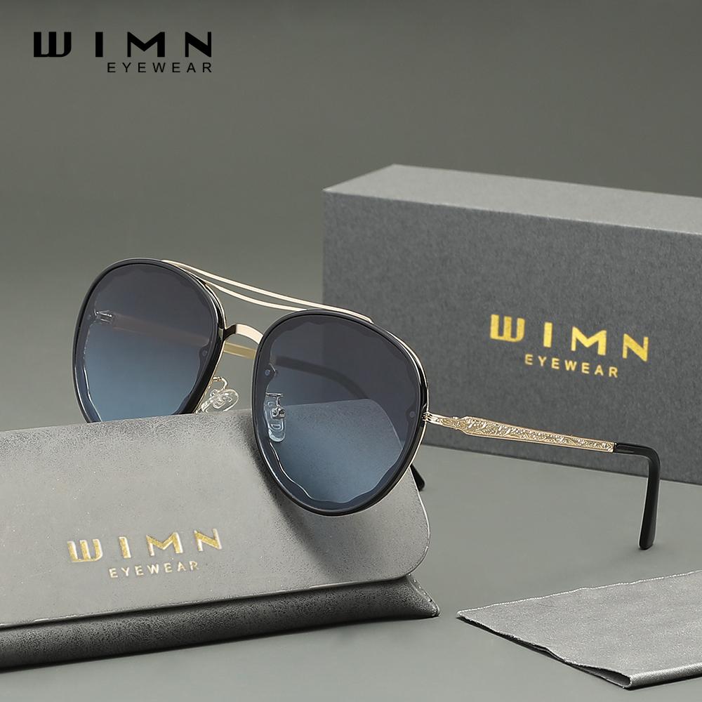WIMN Легкие круглые солнцезащитные очки с полной защитой от ультрафиолета, поляризованные
