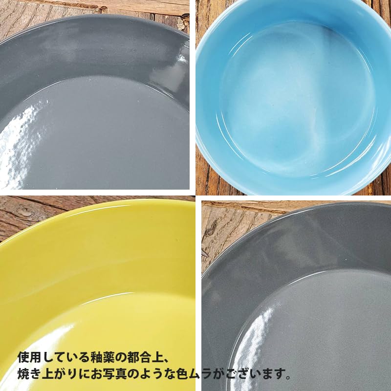 TAMAKI Ruonto Plate Aurinko Diameter 22cm X Height L, Yellow, 2cm, T-962756