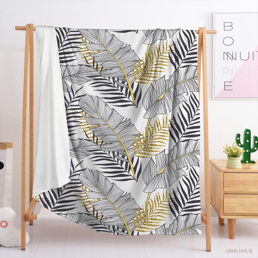 Маленький свежий студенческий плед Фланелевый плед с подсолнухами Плед