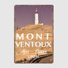 Mont Ventoux Vintage Posters Wall Art Metal Plaques Tin Sign Interior Home Room Decoration Kitchen Wall Decor