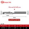 Tiangong 3.175 Engraving Knife: Single-Edged Spiral CNC Milling Cutter Tool Head