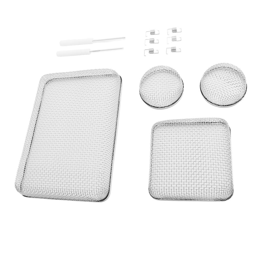 12 шт. Сверхпрочные сетки из нержавеющей стали для вентиляционного отверстия печи автодома с инструментом для установки для водонагревателя