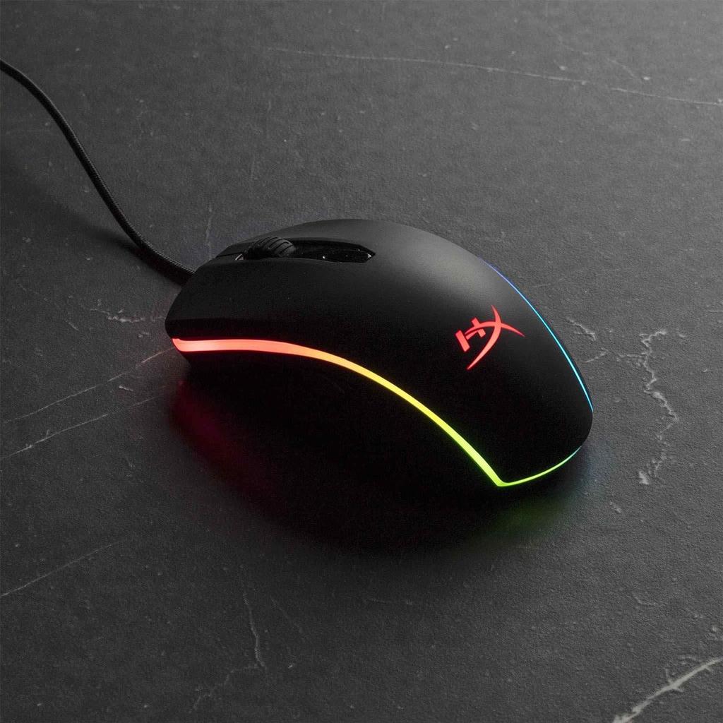 HyperX Pulsefire Surge — проводная оптическая игровая мышь RGB, сенсор Pixart 3389 с разрешением до 16 000 точек на дюйм, эргономичная, 6 программируемых кнопок