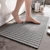 Bathroom Shower Pad with Drain Holes 3D Grid Texture Bathtub Gasket Anti-Slip Protection for Shower Bath Toilet Crack-Resistant Bathtub Mat