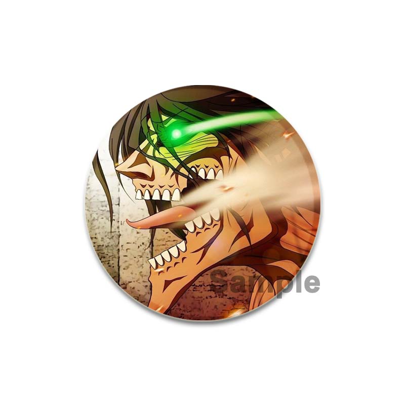 32/44/58 мм Эрен Йегер значки булавка ручная работа брошь для одежды мультфильм косплей значок украшение на рюкзак ювелирные изделия подарок