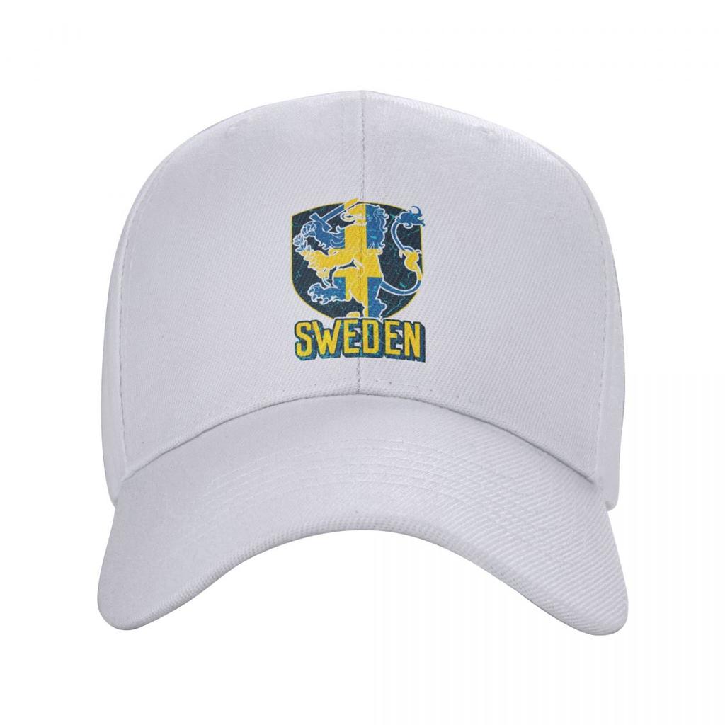 Personalized Coat Of Arms Sweden Baseball Cap Women Unisex Adjustable Swedes Flag Proud Dad Hat Outdoor