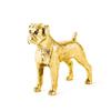 Коллекция фигурок собак британского искусства «Боксер» с позолотой 22 карата