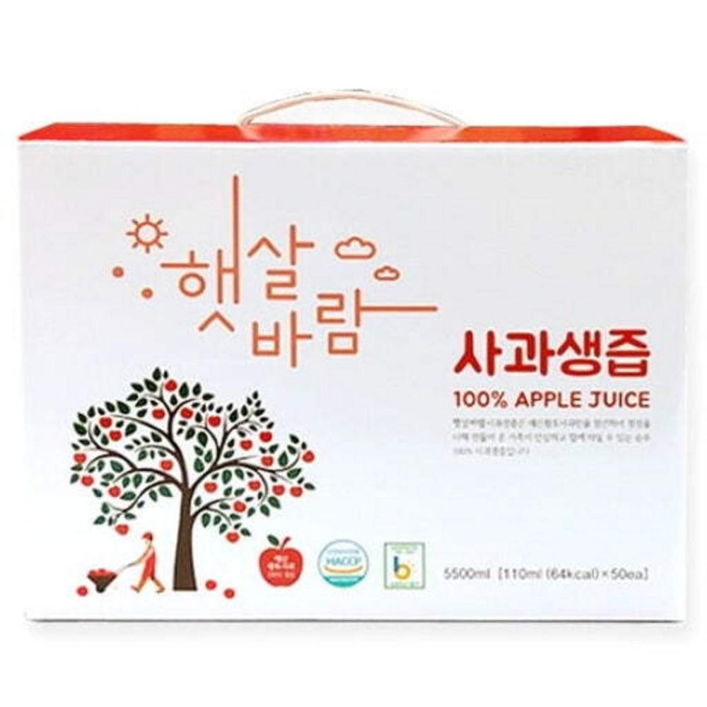 Sunshine Breeze 100% Yesan Apple Fresh Juice made with Yesan Apples 110ml 50 pcs