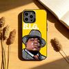 B-Biggie Smalls B-BIG Art Phone Case For iPhone17,16,15,14,13,12,11 Plus,Pro Max Black Candy silver phone case