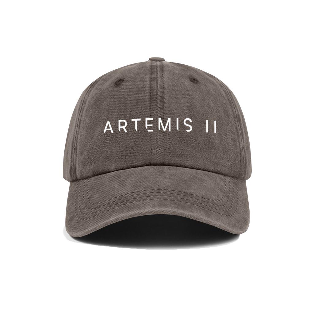 Повседневная Унисекс Регулируемая Бейсболка с Вышитым Дизайном Artemis II Прочная Хлопковая Твил Ткань Структурированный Козырек Низкий Профиль