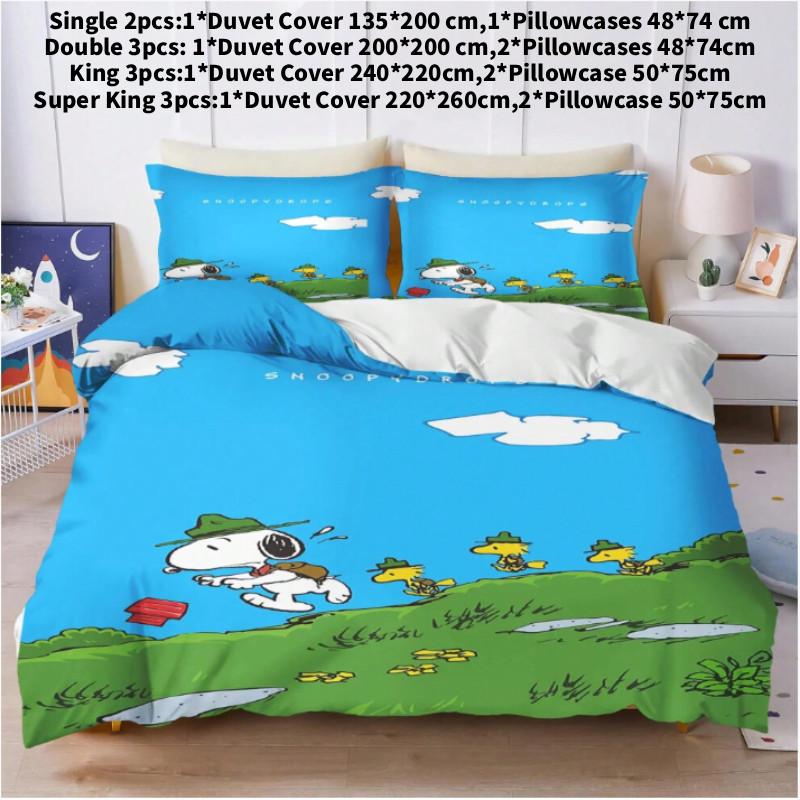 Аниме Спальня Комплект Пододеяльника Постельное Белье Чехол Полиэстер Рождественские Украшения