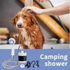 Camping Shower Rechargeable Outdoor Shower Handheld Rechargeable Pet Washing Device for Travel Hiking Beach Showering Equipment