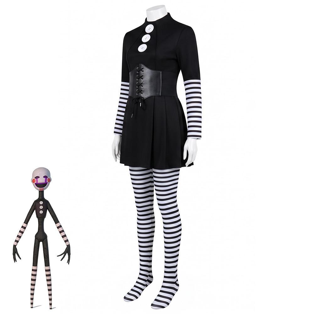 Five Nights at Freddy's 2 Masked Man Cosplay Jumpsuit, Halloween Horror Outfit