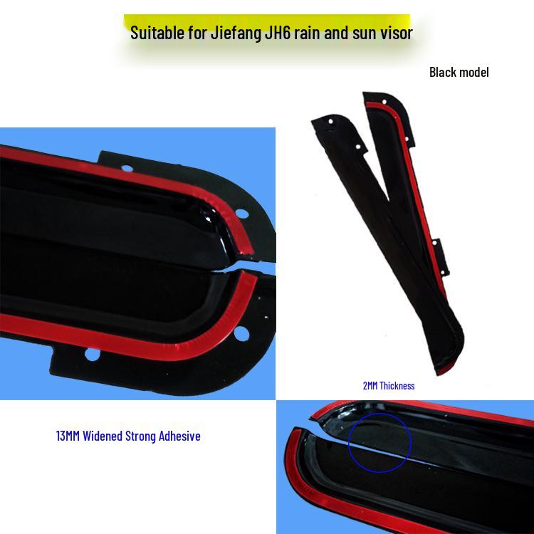 JH6 Прозрачный Оригинальный Козырек от Дождя и Солнца для Цельнокузовных Грузовиков