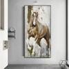 Horse Oil Paintings Printed On Canvas Animal Posters And Pictures Wall Art For Living Room Entrance Porch Home Decor No Frame