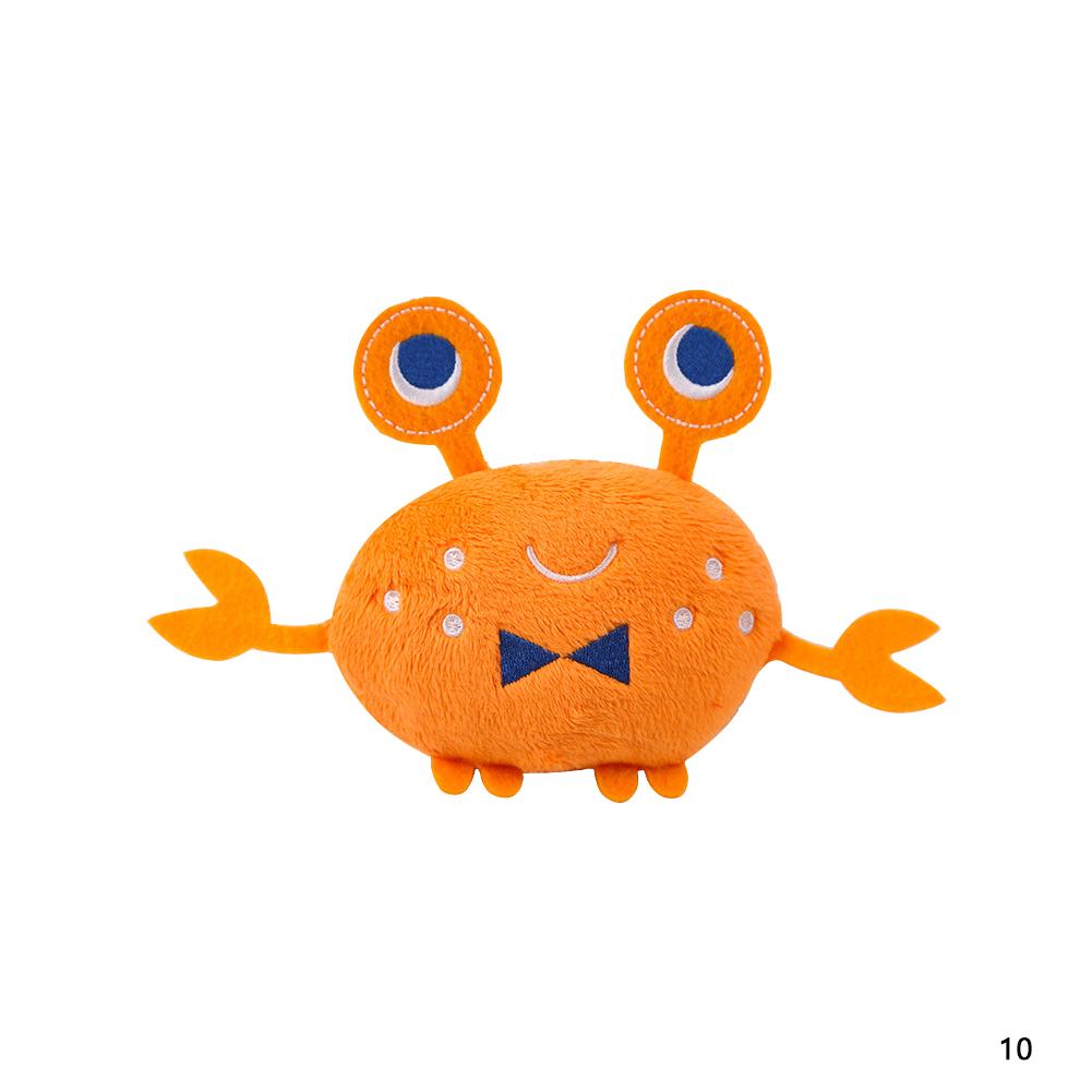 Мягкая пищащая игрушка, игрушки для собак, устойчивая к укусам, чистая игрушка для жевания собак, мяч для дрессировки щенков, фрукты, мультфильмы, животные, товары для домашних животных