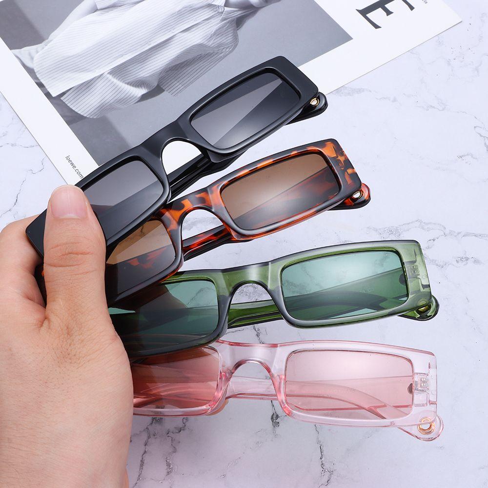 Retro Small Eyewear Sunglasses for Women Sun Glasses Rectangle Square Sunglasses