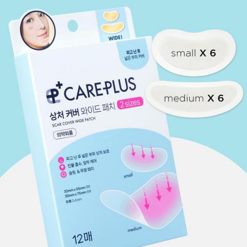 CARE+ Пластырь точечный для закрытия ран (24 листа/102 листа/189 листов/324 листа/12 листов)