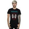 Marvel Mens Deadpool Mesh Head T-Shirt