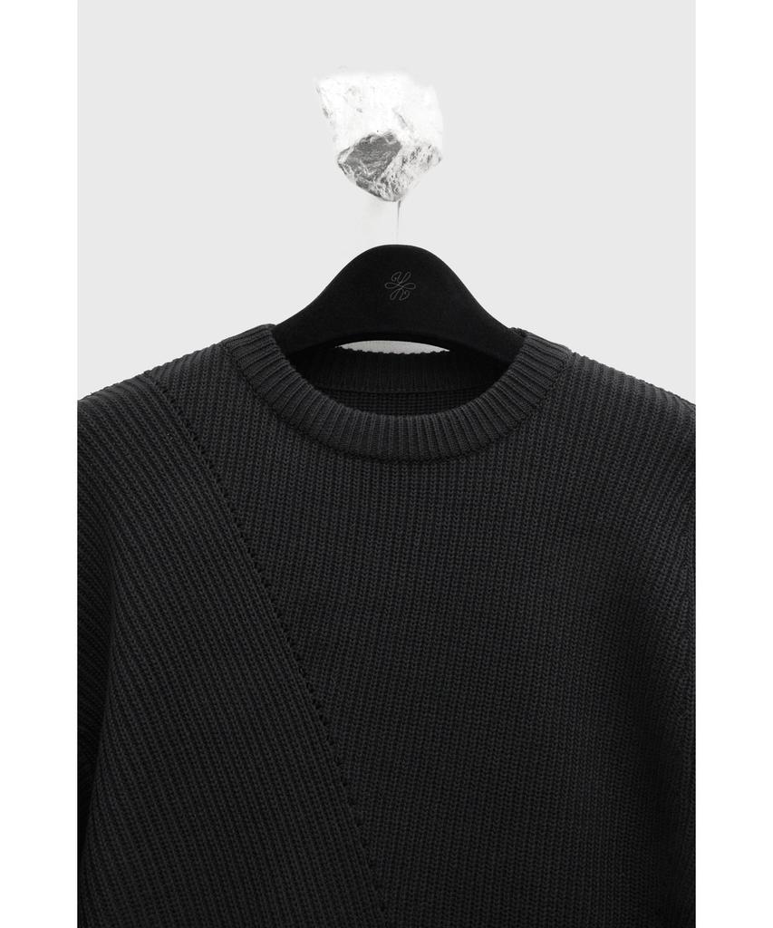 YOUTH Irregular Sweater - Black