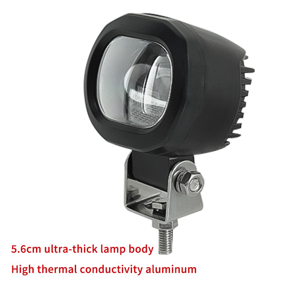 Светодиодная красная линия для вилочного погрузчика, световая панель безопасности для грузовика, синий предупреждающий фонарь опасной зоны, боковые габаритные огни