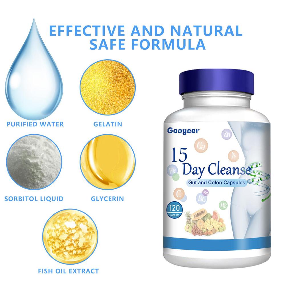 Капсулы Googeer для очищения кишечника и толстой кишки