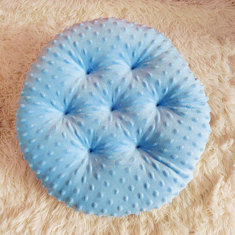 Thicken Dining Chair Cushion Office Chair Pad 45cm/50cm Round Cushion Soft Futon Bedroom Bay Window Tatami Stool