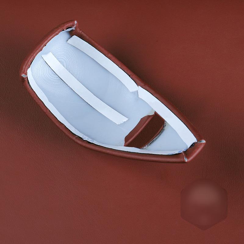 1 Piece Car Leather Gear Shift Handle Trim Cover with Fragrant Tablets Compatible for BMW 4 Series G20 G28 Z4 G29 2020-