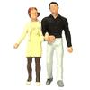 Fresh Levica 1:87 Couples Walking with 2 People Miniature Figures PRS2811117FG Korean Toy
