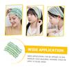 PartyKindom 2pcs Elastic Face Washing Headbands for Girls Comfortable Hair Accessories for Yoga Makeup and Bathing High Elasticity