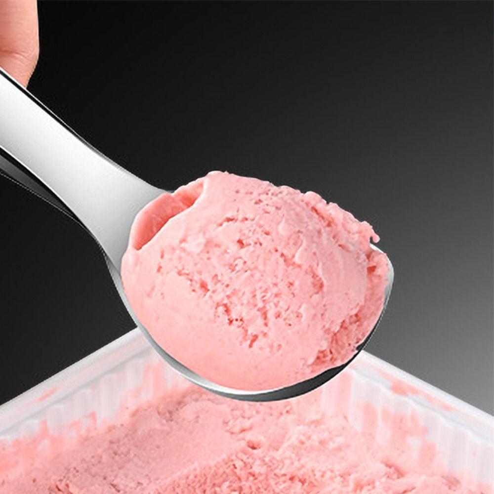 Self-melting Ice Cream Spoon 304 Stainless Steel Gelato Ball Spoon Durable Watermelon Scoop Yogurt