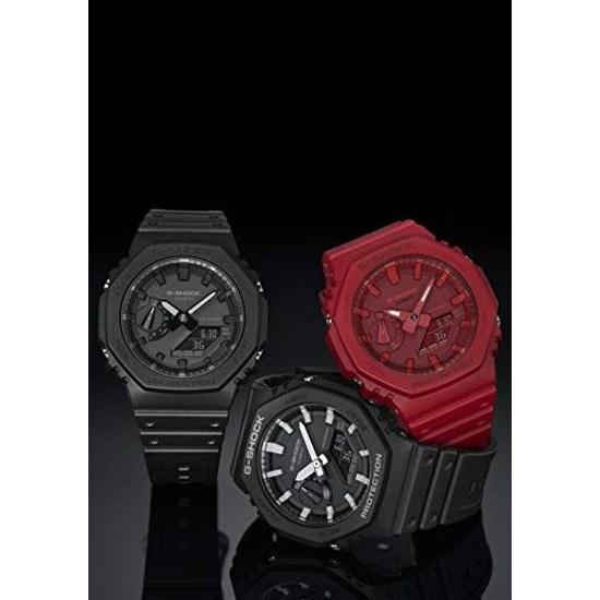 Мужские наручные часы Casio G-Shock с защитой Carbon Core Guard GA-2100-1A1JF Черные
