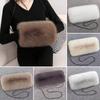 1Pc Keep Warm Two-Sided Faux Fur Halter Thickening Plush Hand Warmer Double-deck Plush Fur