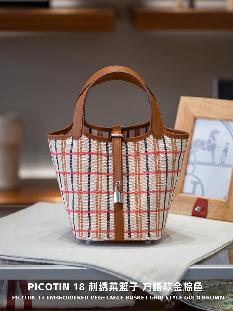 Picotin18 Сумка-тоут из коровьей кожи с ручной прошивкой, универсальная, подходит ко всему, женская сумка