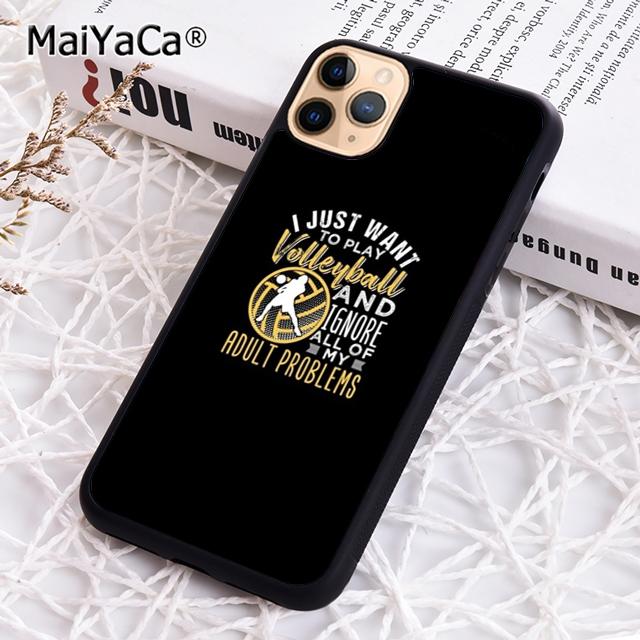 MaiYaCa Play Volleyball Ball Phone Case For iPhone 17 Air 16 16e 15 14 plus 11 12 13 pro max Shell Cover coque