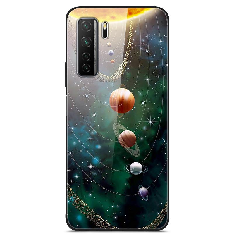Закаленное Стекло Чехол Для Honor 30s Чехол Стеклянная Задняя Крышка Для Honor 30s Чехол для Телефона Honor30s 30 s Funda Для Huawei Nova 7 SE Чехол