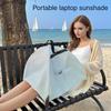 Laptop Sunshade Computer Shade for Working Outside Anti-Glare Privacy Shield Cover Computer Hood for Studying Meeting Travel