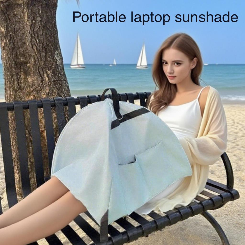 Laptop Sunshade Computer Shade for Working Outside Anti-Glare Privacy Shield Cover Computer Hood for Studying Meeting Travel